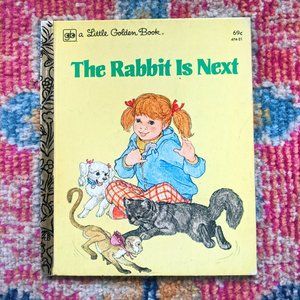 The Rabbit is Next Little Golden Book Vintage Children's Book Second Printing